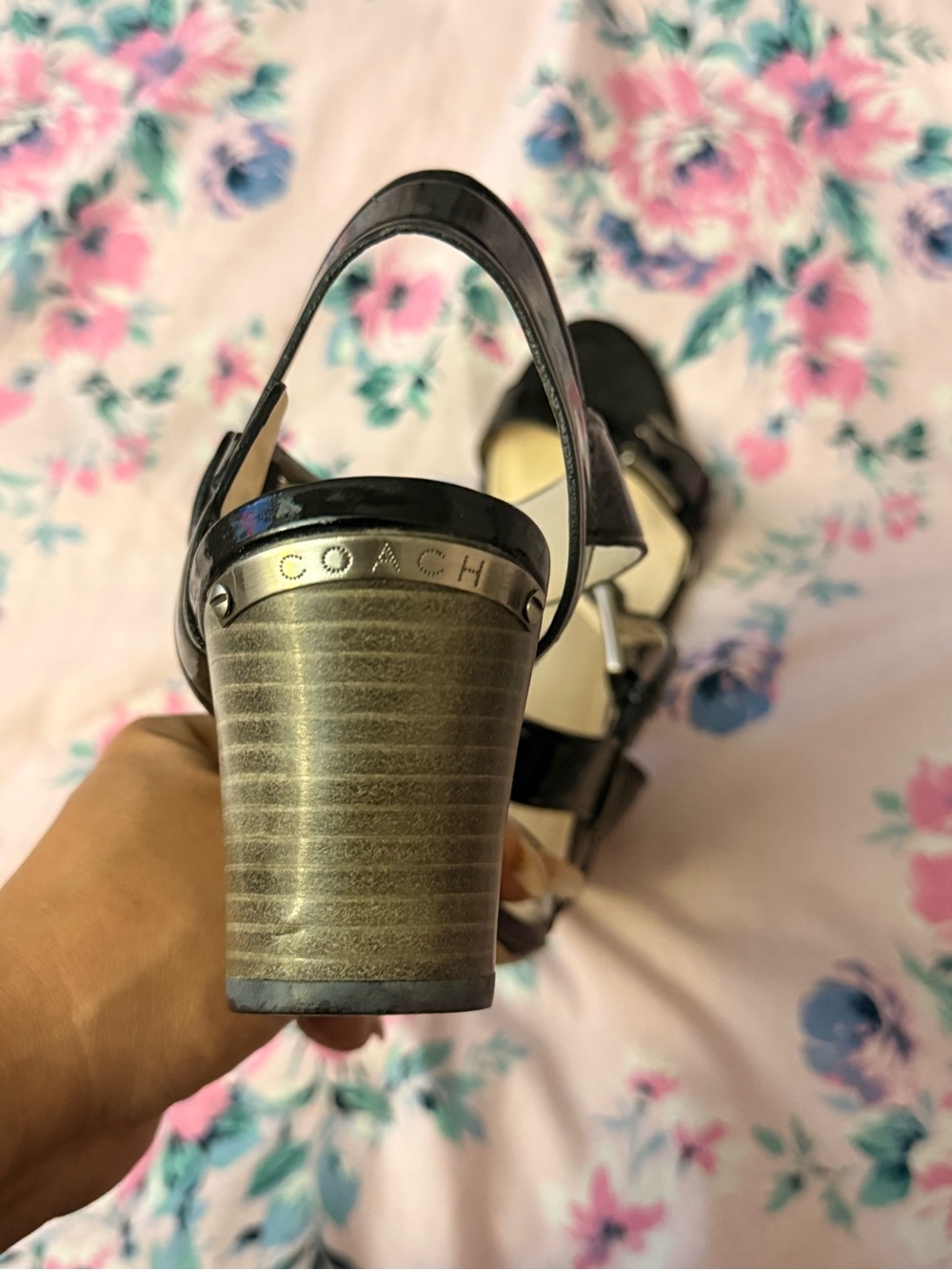 Coach Black Heel Sandals - Picture 5 of 5